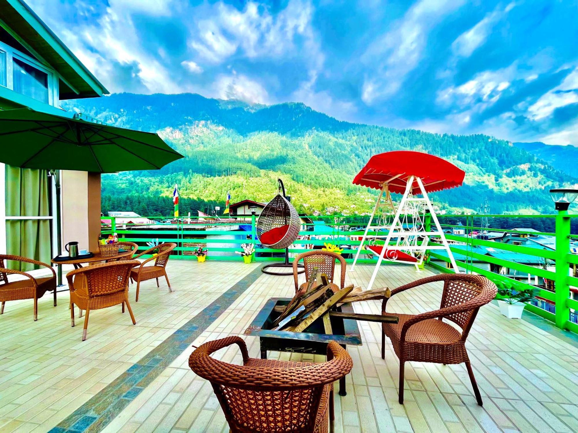 Tata Vista Resort Mall Road Manali - Centrally Heated & Air Cooled Eksteriør bilde